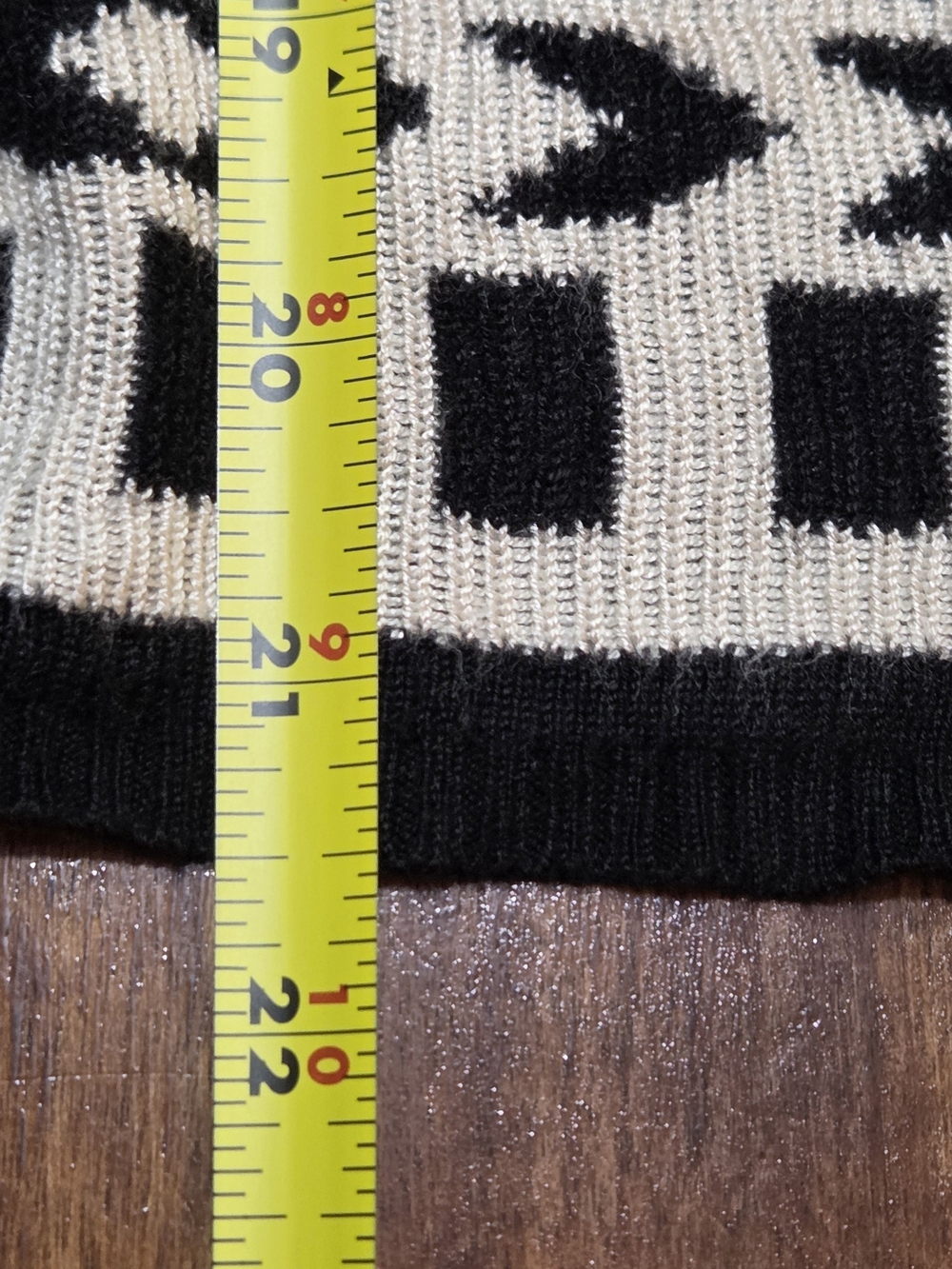 Akira Chicago Black Label Southwestern Open Front waterfall sweater cardigan S/M
